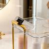  2/3 Tiers Desktop Plastic Storage Rack Large Capacity Makeup Organizer Skin Care Perfume Storage Holder For Bathroom