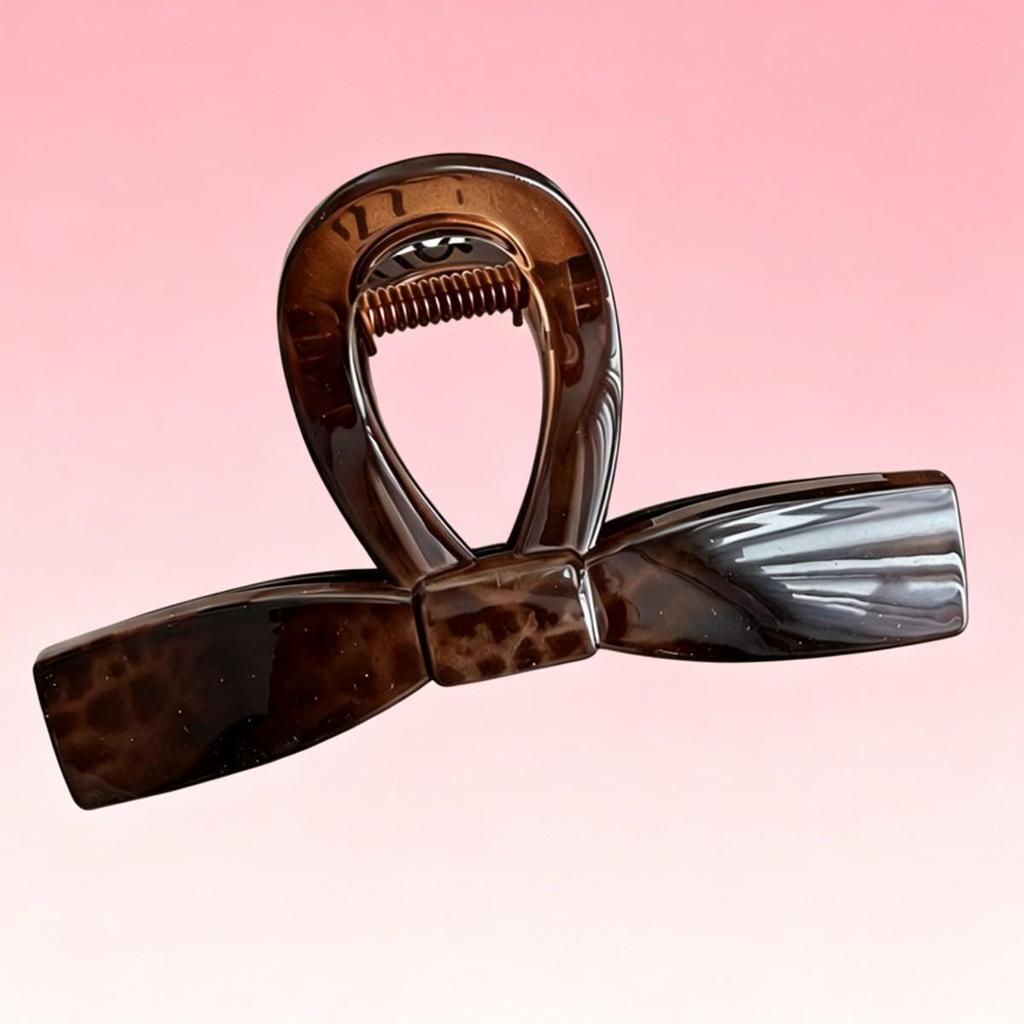 Luxury Leopard Print Claw Clip for Women - Elegant Updo Hair Accessory