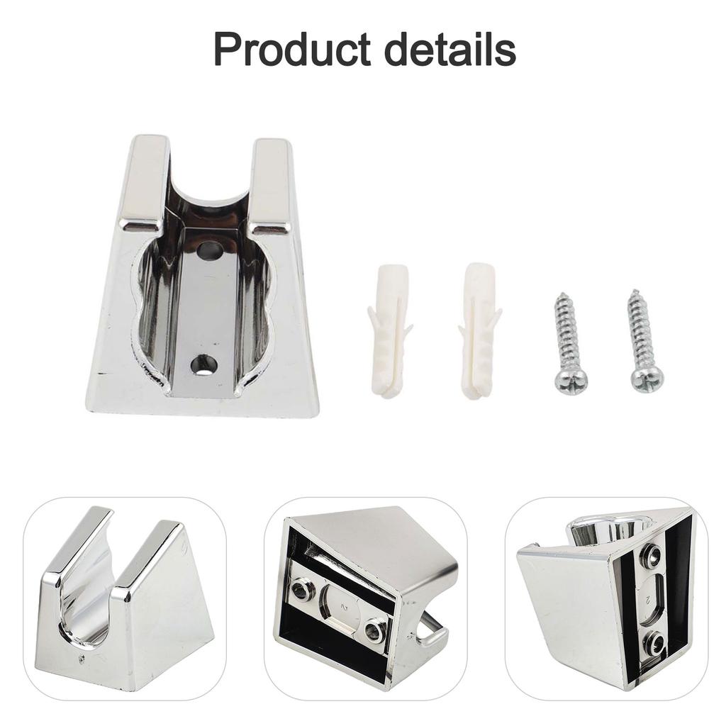 Bracket Shower Head Holder Robust Shower Seat Silver