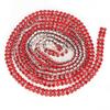 1pcs 3mm Rhinestones Rhinestone Chain Ribbon 2 Row Design DIY Wrap Roll Ribbon  For DIY Crafts