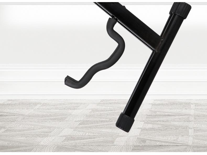 A-Type Wooden Folding Guitar Stand for Acoustic, Electric, Bass, and Pipa