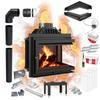 Right Fireplace Insert SIMPLE 8kW + Accessories