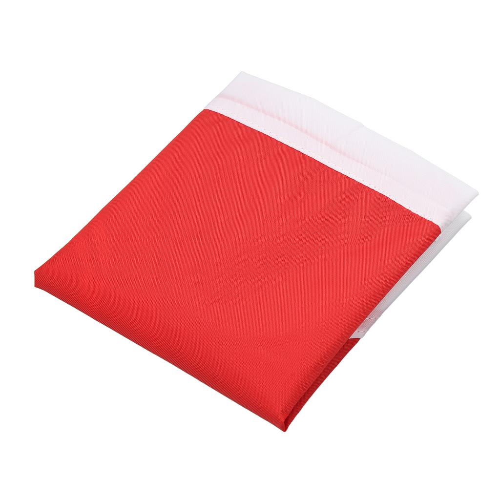 Dive Flag for International Scuba Diving Freediving Diver Down Boat Use with Float Red White Binding Rope Type