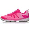 Li Ning Ranger Cushioning Rebound Low Top Badminton Shoes Women's Fluorescent Fruit Pink AYAM022-1