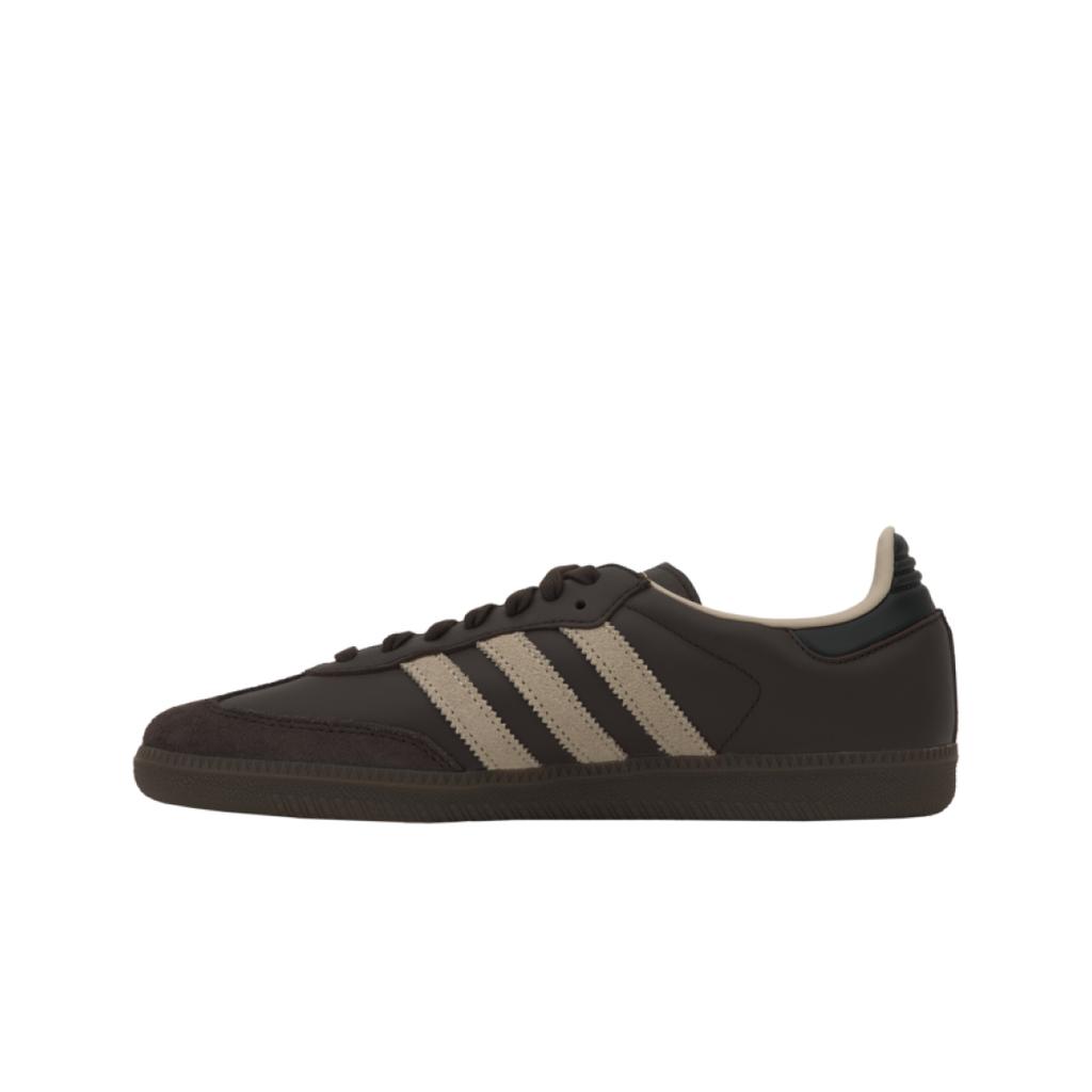 adidas Samba OG Marrone Scuro Marrone Argilla Suola in Gomma Sneakers Unisex Gomma5 JI0217