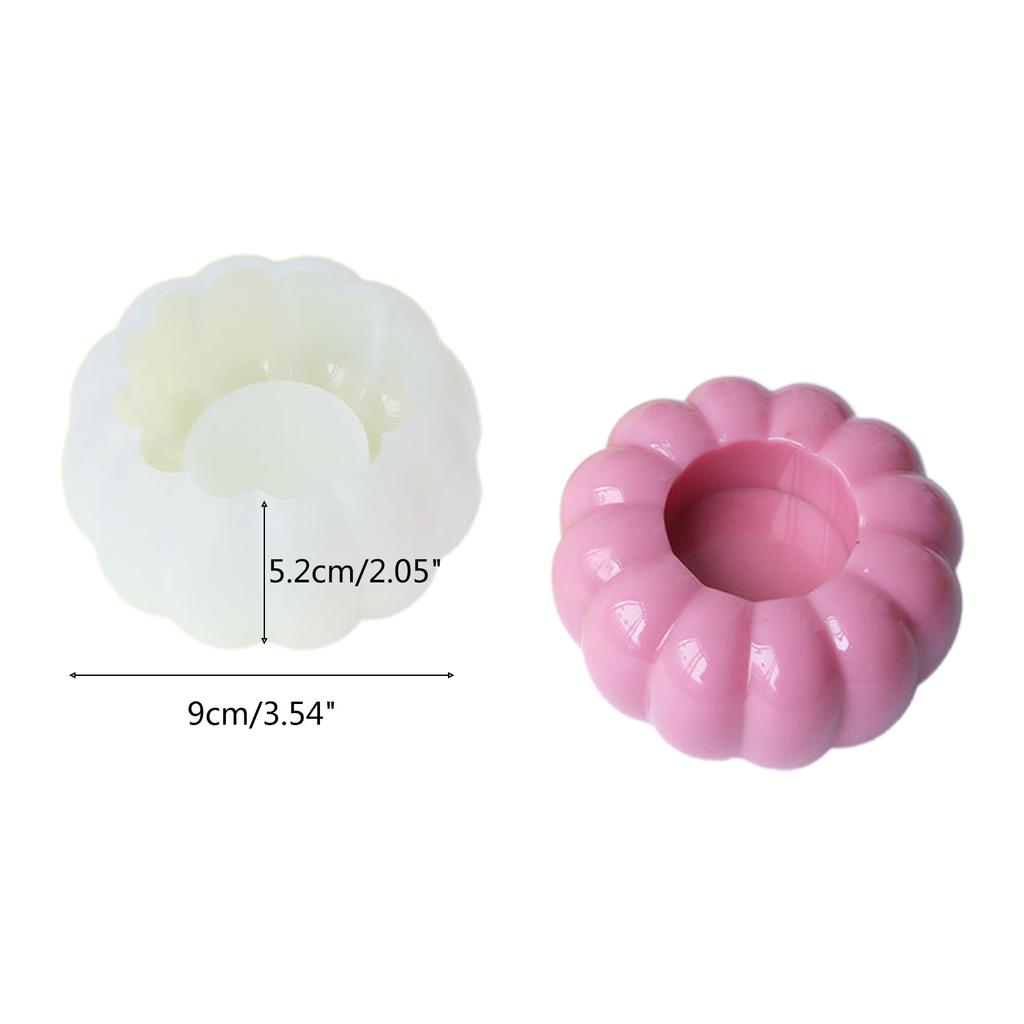 Candle Holder Mould Handmade Concrete Gypsum Mold Lipstick Holder Container Resin Mold Halloween Desktop Ornaments Mold
