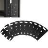 10pcs Adjustable Door Hinge Shims 4 Inch Plastic Joint Adjusters Door Repair Kit  Cabinet Doors