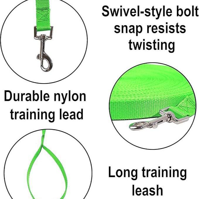 Extra Long Wide Pet Leash: Robust Training and Tracking Rope for Large Dogs