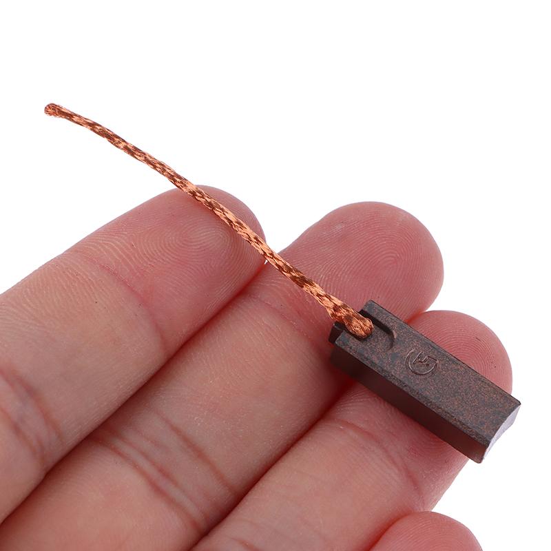 2st Bilgenerator Elverktyg Bilregulator Hög koppar Högkvalitativ elektrisk generator kolborstar 5*7*19Mm