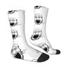 Smiling Wholesome Wojak Soyjak Stockings Funny Meme Graphic Elegant Socks Spring Anti Slip Socks Men Climbing Medium Soft Socks