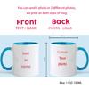 Personalised Your Photo Mug, Custom NAME IMAGE TEXT Cup,Customize Coffee Mugs, Tea Cups, Mothers Day, Wedding Gift 9 COLOURS