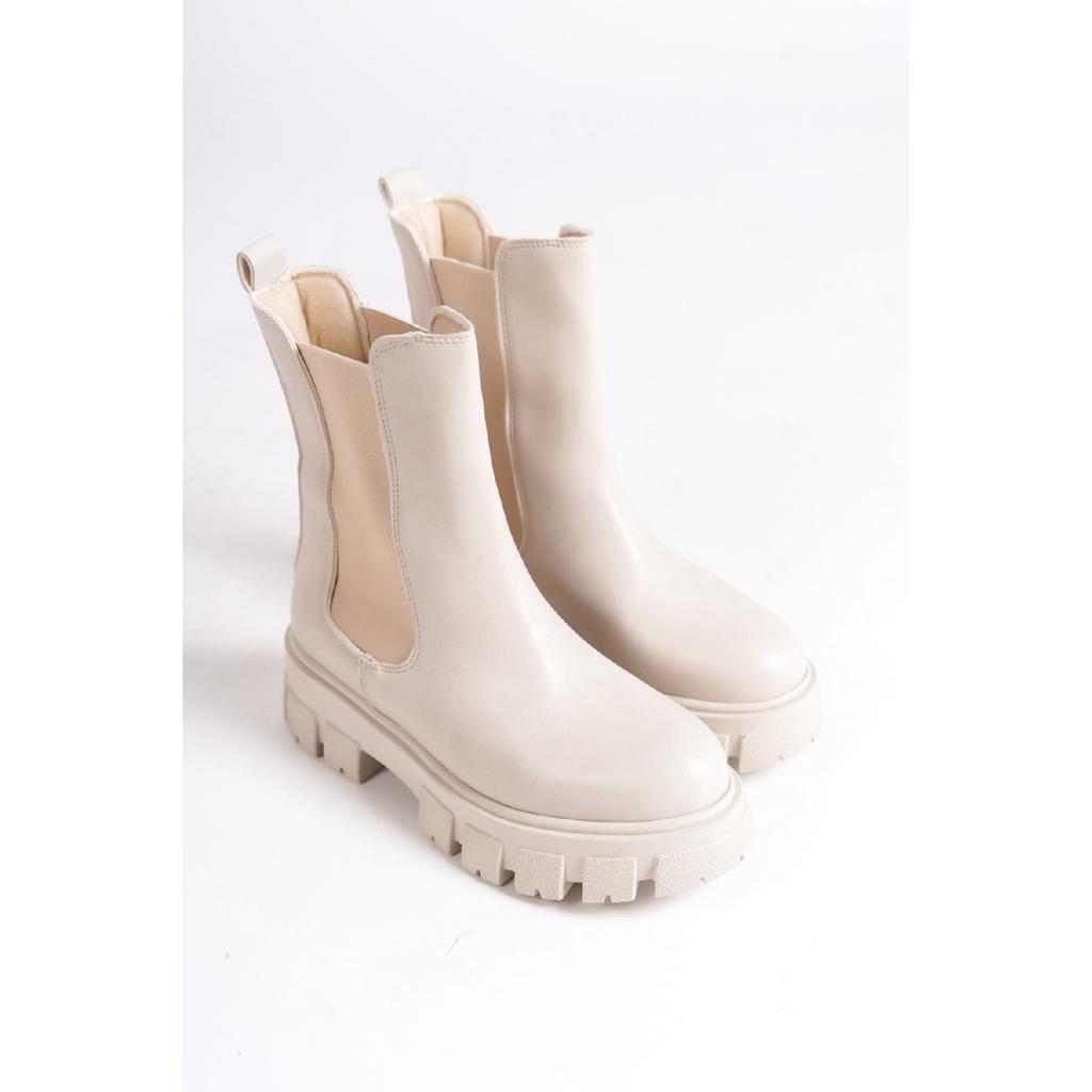 Seitlich elastische Damenstiefel-prd