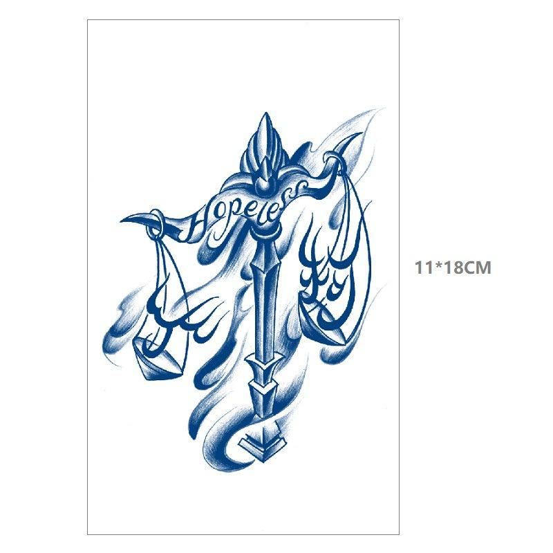 Emmy Herbal Gradual Change Water Transfer Simulation Can Not Wash Off Semi-Permanent Bow Deer Head Dream Catcher Tattoo Sticker