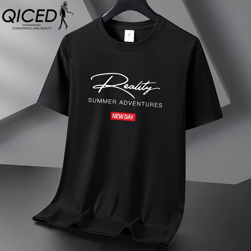 

QICED 13 цветов Мужская модная повседневная одежда Топы и футболки XXXXXXL чёрный