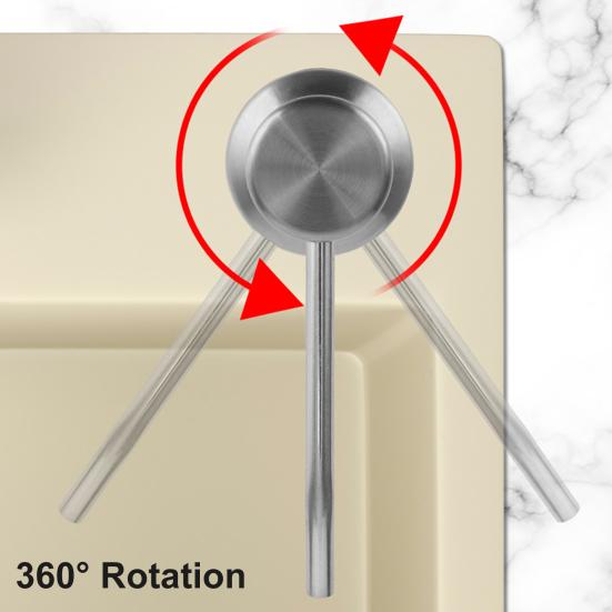 Distributeur de savon pour évier en acier inoxydable avec tube d'extension de 100 cm, presse, comptoir de cuisine, évier intégré, tête de pompe de distribution de savon liquide pour vaisselle
