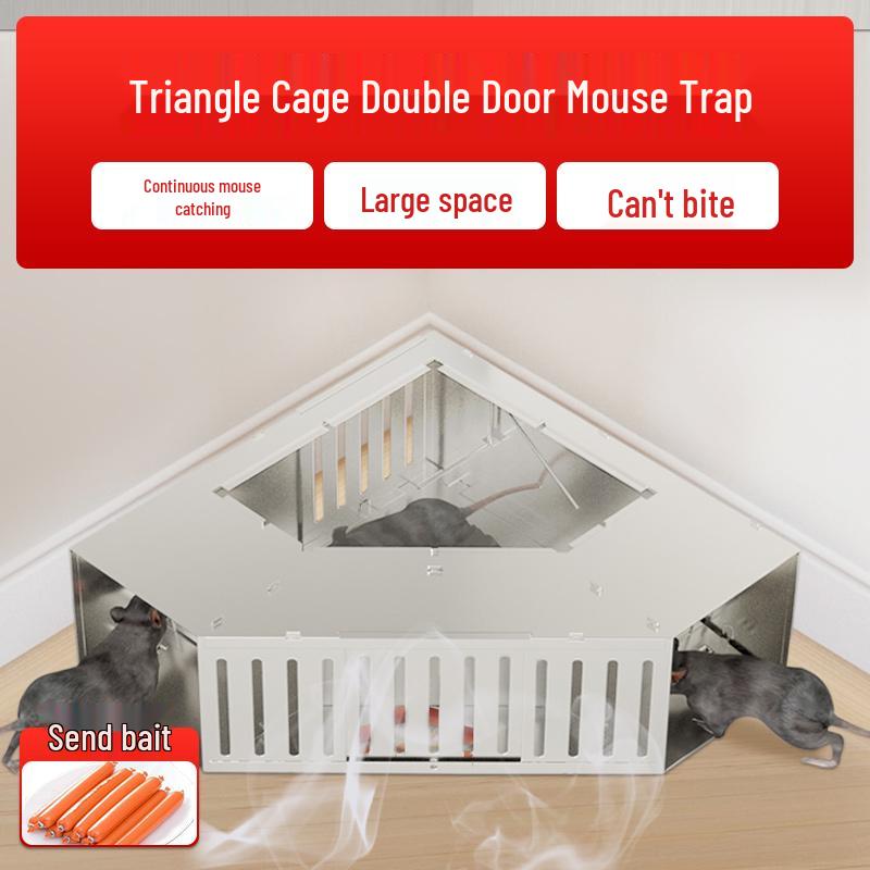 Automatic Mouse Trap Cage: Efficiently Capture and Repel Rodents