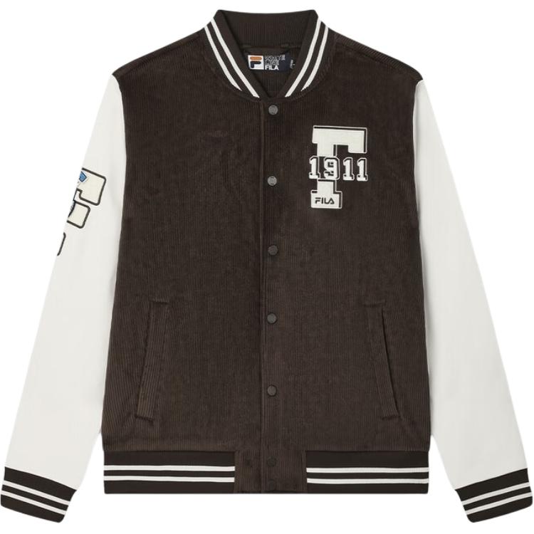 FILA ORIGINALE Baseball Jacket Men s Earth Umber F51M449501F-DR L