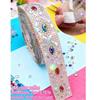 Teardrop Shape Rhinestone Chain Resin Crystal Shiny Teardrop Rhinestone Flexible Self Adhesive Resin Rhinestone DIY Crafts