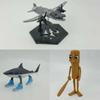 Tungtung Sahur Tralalelo Tralala Shark Shimpanzini Bananini Anime Action Figure Collectible Model Garage Kit Toys Gift