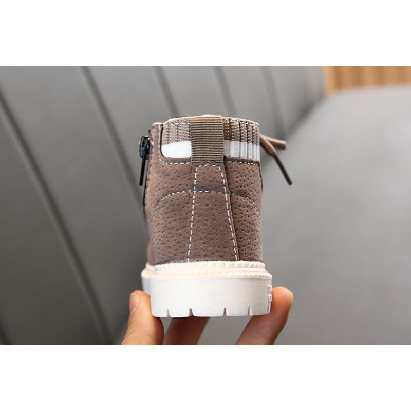 Children's Boots Autumn/Winter Children's Shoes Children's Shoes Flyknit Boys' Boots Girls' Haired Snow Boots