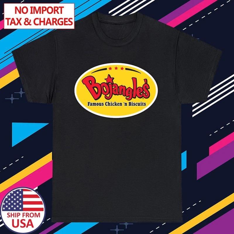 Bojangles Fast Food Restaurant Men s Black Size S-5XL S