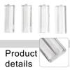 Transparent Push Pull Handles Set of 4 Ergonomic Designs for Cabinets Drawers and Other Furniture Applications