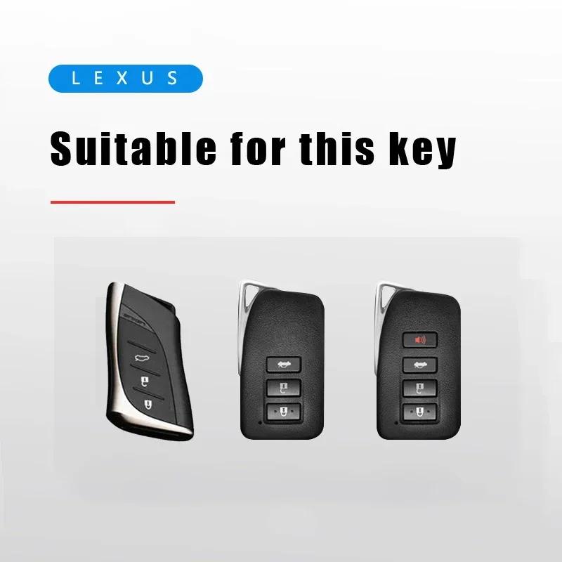 TPU Car Key Case Fashion Protective Keys Cover For Lexus 300h 350 NX RX GS 250 IS250 350 ES300h Long Leather Keychain Accessory