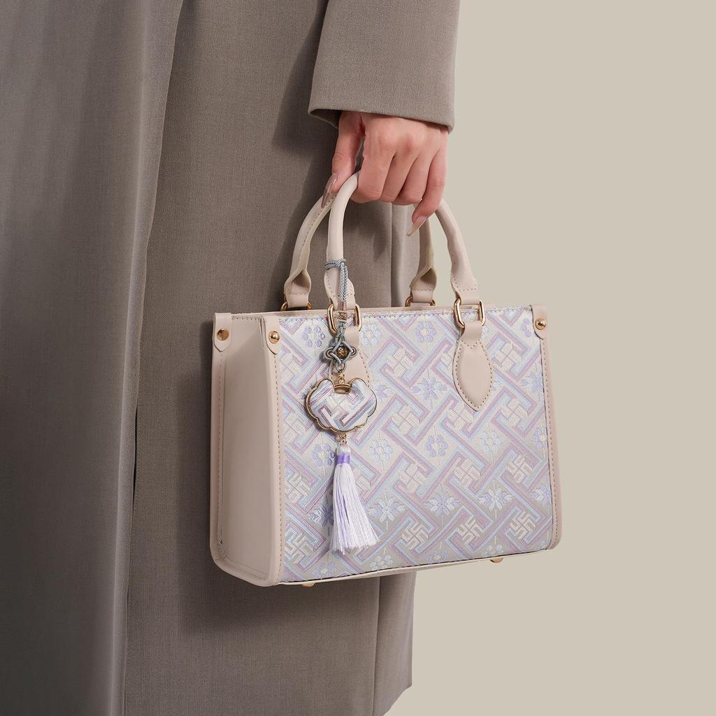 Guangxi Zhuang Brocade Women's Large Capacity Bag – 2026 High-End Shoulder, Crossbody, Handbag