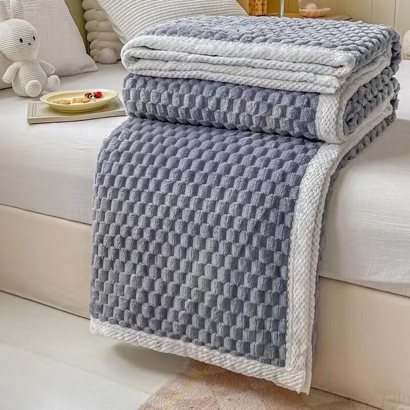 LISM Velvet Coral Fleece All-Season Blanket