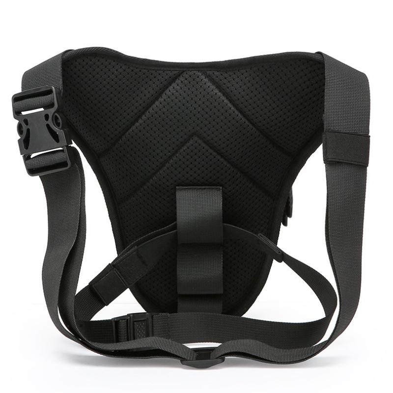 Motocyklowa Torba Boczna na Nogę Pvc Twarda Skorupa Outdoorowa Casualowa Torba na Pas Motocyklowa Portmonetka na Telefon Komórkowy Saszetka na Biodro