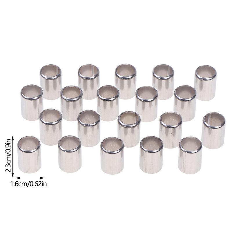 20 Pcs Agriculture Spray Pipe Crimp Connector Hose Crimp Tools Sleeve Pipe Exhaust Connector 11.5Mm -16Mm Pipe Joiner