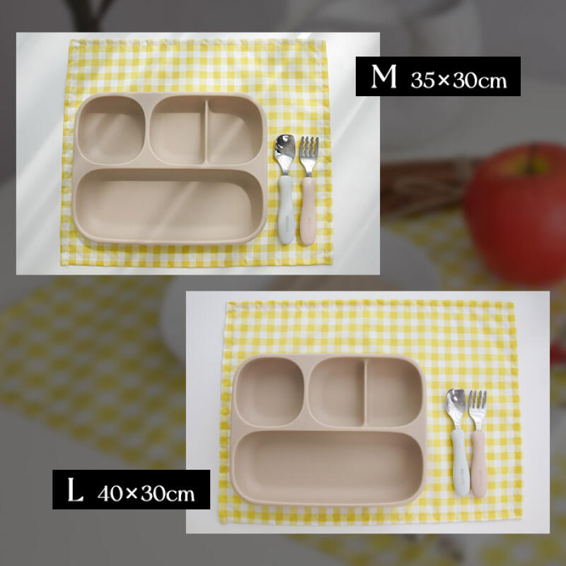 

Waterproof food mat interior table mat M 4 type Bear check