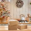 25 Stück Geschenkboxen mit Fenster Quadratische Leckerli-Boxen Geschenkverpackungsbox für Geburtstagsfeiern Hochzeit Feiertagsfeiern Erntedankfest Weihnachten