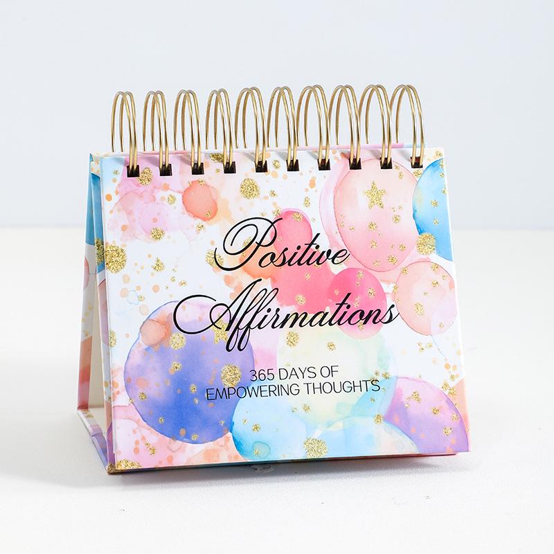 2026 Inspirational Desk Calendar for Women - Creative 365-Day Perpetual Ornament