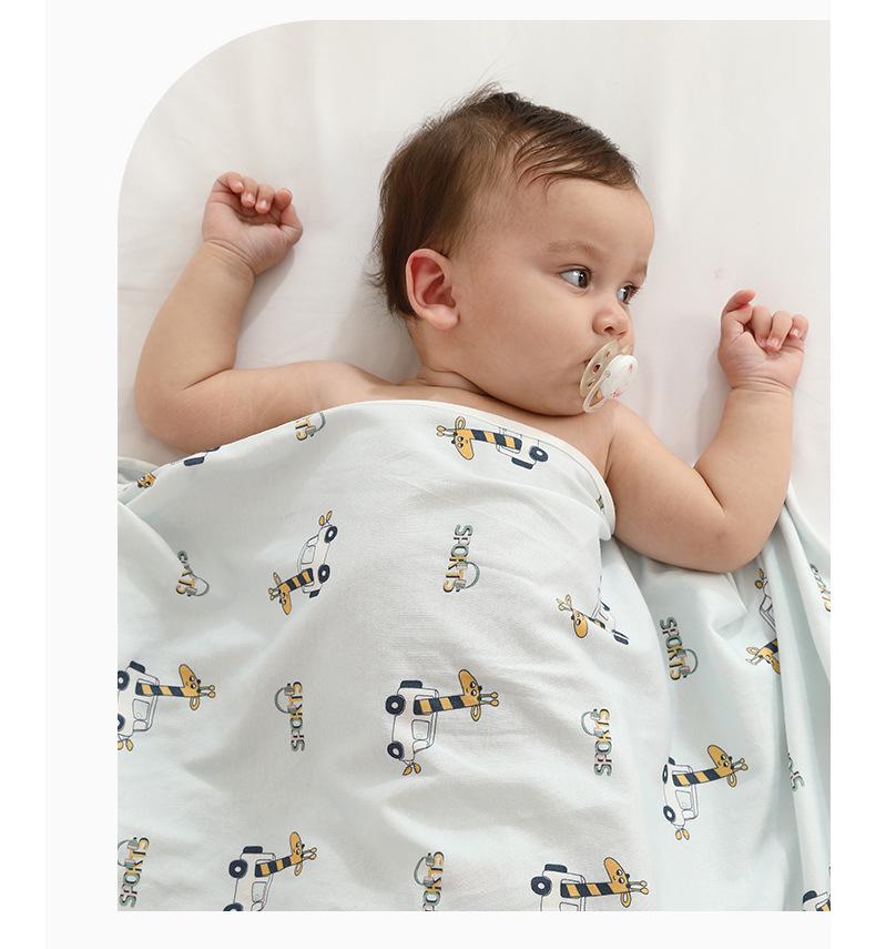 Ganzjahres-Neugeborenen-Babyeinschlagdecke - Weiche Baumwollwickeldecke für Säuglinge