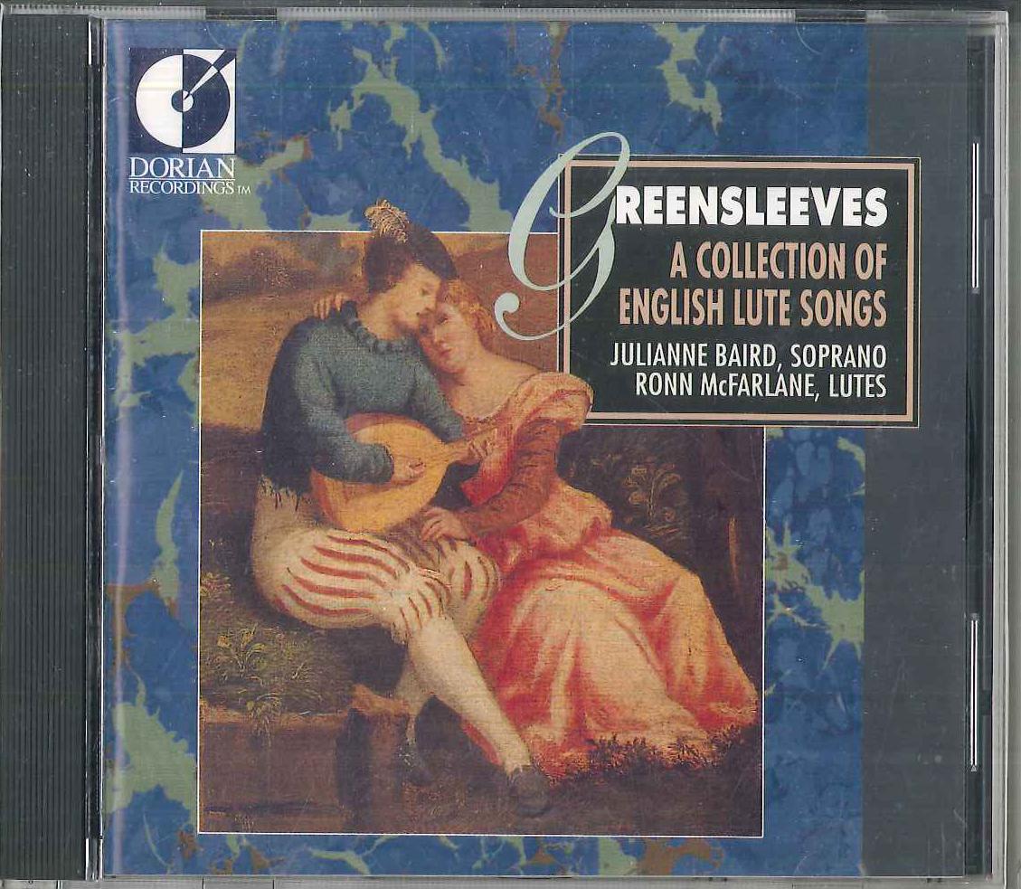 

CD JULIANNE BAIRD, RONN MCFARLANE - Greensleeves - A Collection Of Engl DOR90126 Dorian Recordin 1989 US Classical Used