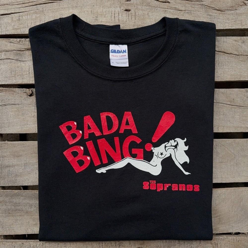 Retro The Sopranos 2000#039;s  BADA BING Graphic Unisex Tee Gift For Fan S5XL Unisex T-Shirt XL