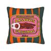 Cuadros Decorations Sardines Nordic Pillow Case  Soft Pillow Cover For Living Room Sofa Kawaii Pillowcases