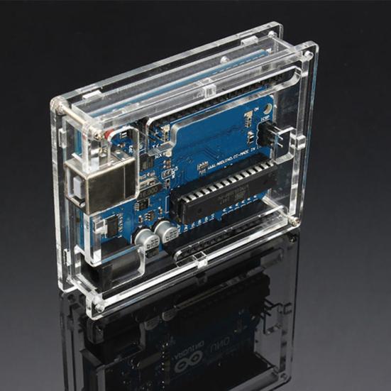 Transparent Acrylic Case Cover Shell Enclosure Computer Box for Arduino UNO R3