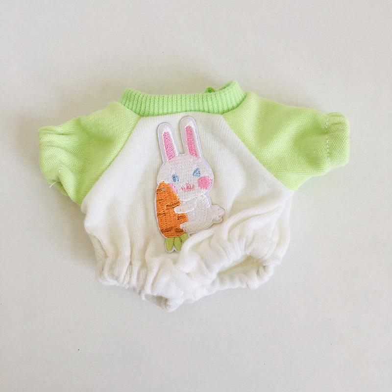 בגדי בובת קטיפה ויניל חמודה 17 ס"מ קופסה עיוורת - תליון LaBuBu שמלת אביזרים