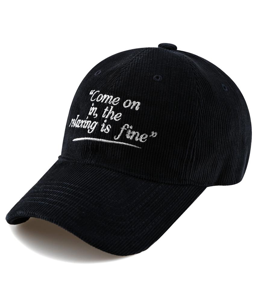 Wig Come On Corduroy Ball Cap - Navy