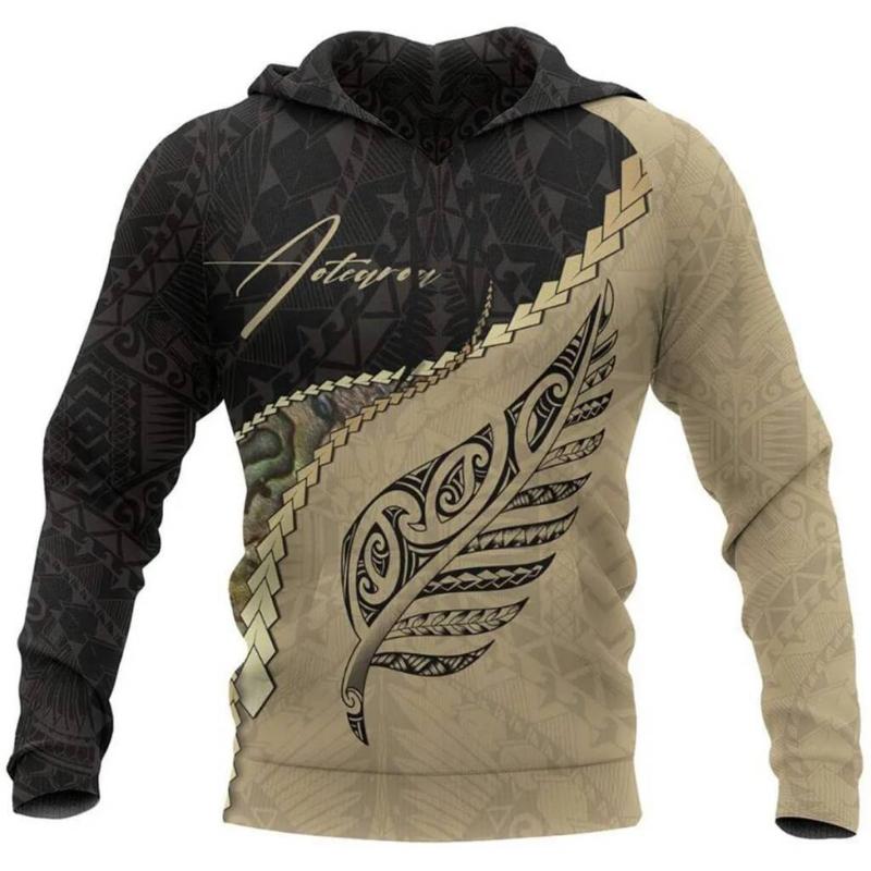 

Мужская толстовка с капюшоном PLstar Cosmos 3D Printed новейшая татуировка новозеландского регби AOTEAROA уникальная унисекс уличная одежда Harajuku с капюшоном XL