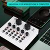 Audio Mixer V8 Sound Card Studio Record External Sound Card Durable Mic Sound Card  Webcast Live