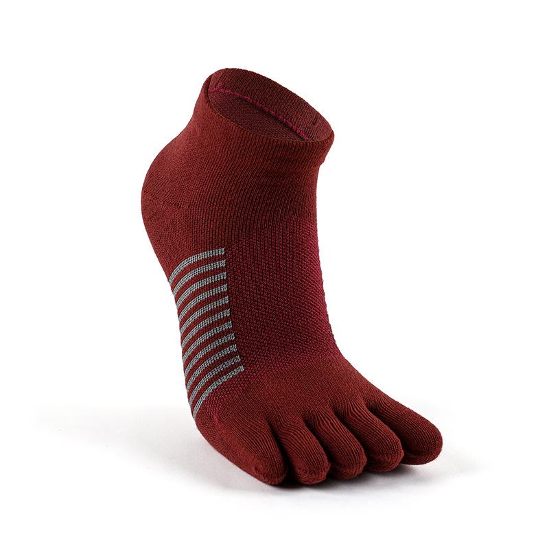 MEIKAN Unisex Breathable Cotton Five-Finger Running Socks