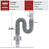 Leiershidan Plastic Anti-Odor Washbasin Drain Pipe