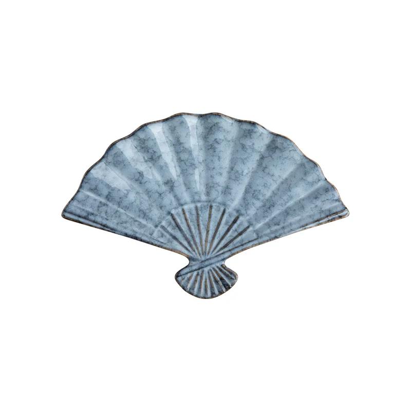 Japanese Sushi Plate Fan Shaped Plate Creative Irregular Personality Snack Plate Dim Sum Table Setting Tableware