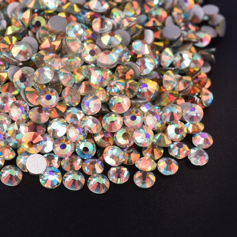 Kristallglas Nagelkunst Flacher Boden Diamant DIY Strass Handytasche Schönheit Guomao A Schmuckzubehör