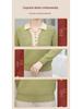 Winter Lapel Knit Sweater - 2024 Fashion for Middle-Aged & Elderly, Fleece-Lined for Autumn/Winter