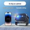 Special Edition HD Mobile Projector: International Version for Home & Bedroom, HDMI Compatible with PS4