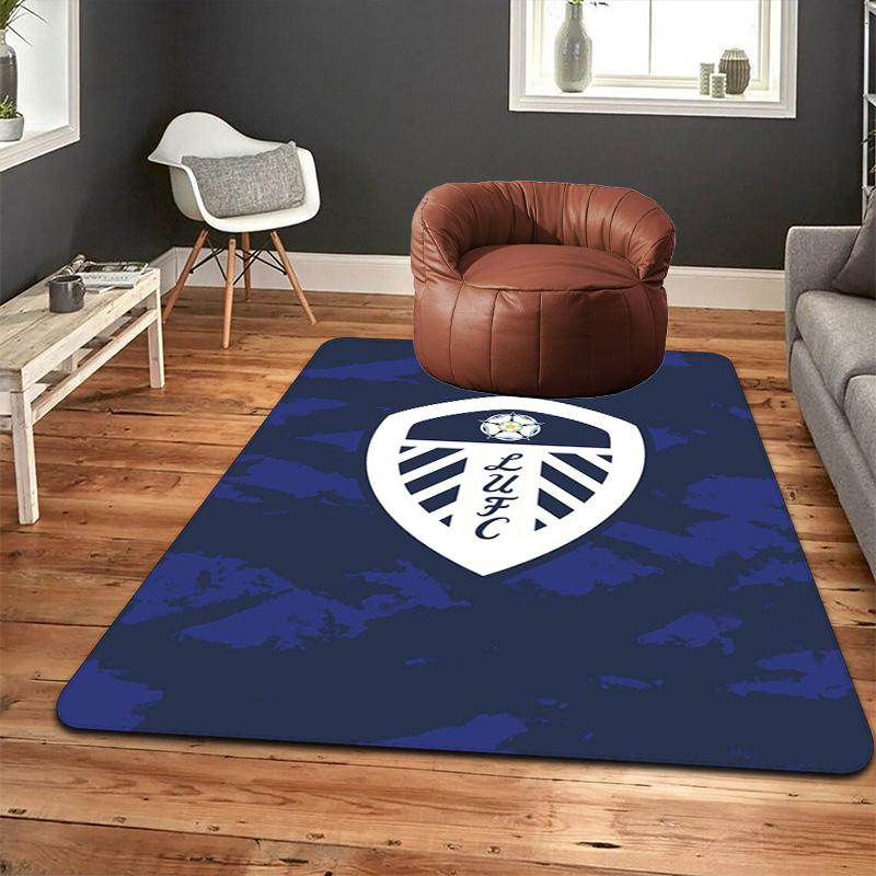 Leeds United F.C Rug Floor Mat for Living Room or Bedroom Soft and Comfortable Carpet a Gift for Birthday and Holiday.DFF0925379